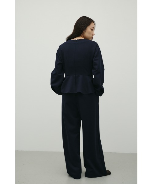 STYLEMIXER(スタイルミキサー)の「ペプラムフリルオールインワン(つなぎ/オールインワン・レディース・ネイビー/グレー・SMALL/MEDIUM)」の18枚目の写真