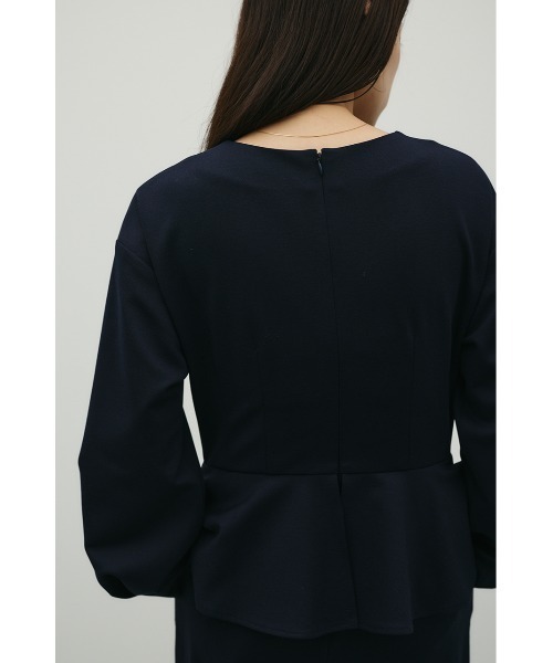STYLEMIXER(スタイルミキサー)の「ペプラムフリルオールインワン(つなぎ/オールインワン・レディース・ネイビー/グレー・SMALL/MEDIUM)」の19枚目の写真