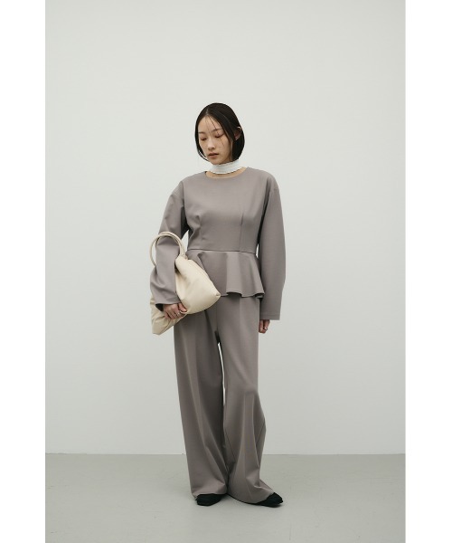 STYLEMIXER(スタイルミキサー)の「ペプラムフリルオールインワン(つなぎ/オールインワン・レディース・ネイビー/グレー・SMALL/MEDIUM)」の21枚目の写真