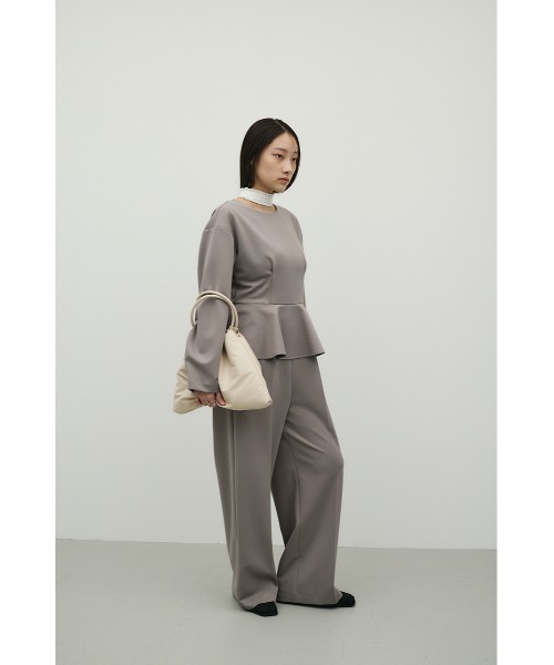 STYLEMIXER(スタイルミキサー)の「ペプラムフリルオールインワン(つなぎ/オールインワン・レディース・ネイビー/グレー・SMALL/MEDIUM)」の22枚目の写真