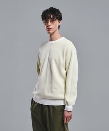 green label relaxing | コットン リバー カノコ クルーネック ニット(ニット/セーター)