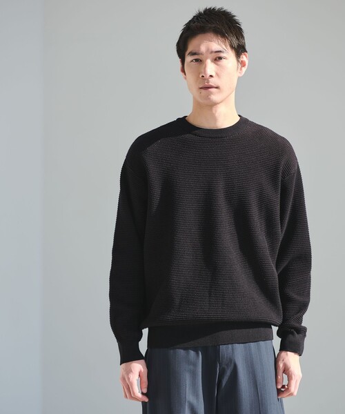 コットン リバー カノコ クルーネック ニット（ニット/セーター