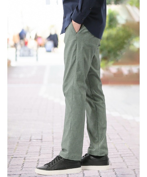 TAKA-Q(タカキュー)の「【ストレッチ 抗菌防臭】タカキュー スリム トラウザー パンツ ツイル(チノパンツ・メンズ・ライトグレー/ネイビー/ブラック/オリーブ・2S/LARGE/3L/S/MEDIUM/X-LARGE)」の3枚目の写真