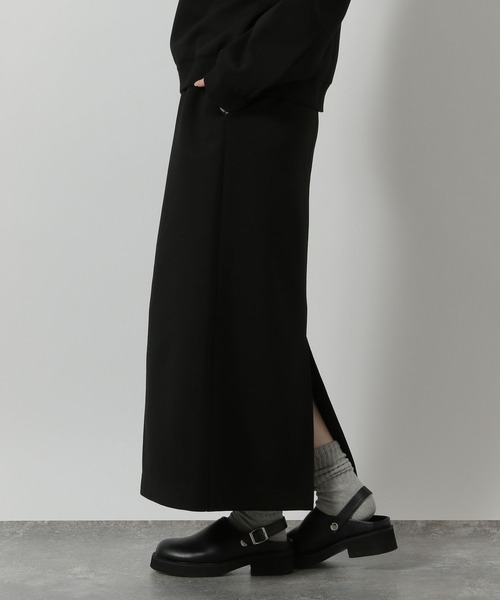 LAKOLE（ラコレ）の「ダンボールナロースカート / 639904（スカート・レディース・グレー/ブラック・FREE）」の2枚目の写真