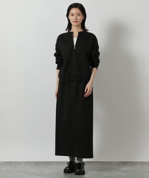 LAKOLE（ラコレ）の「ダンボールナロースカート / 639904（スカート・レディース・グレー/ブラック・FREE）」の3枚目の写真