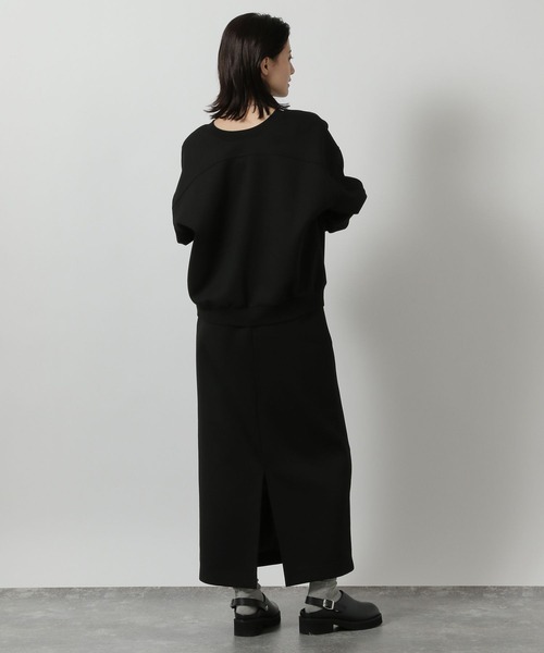 LAKOLE（ラコレ）の「ダンボールナロースカート / 639904（スカート・レディース・グレー/ブラック・FREE）」の5枚目の写真