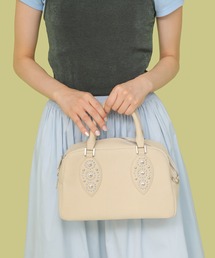 Casselini | Casselini(キャセリーニ)スタッズハンドバッグ(ハンドバッグ)