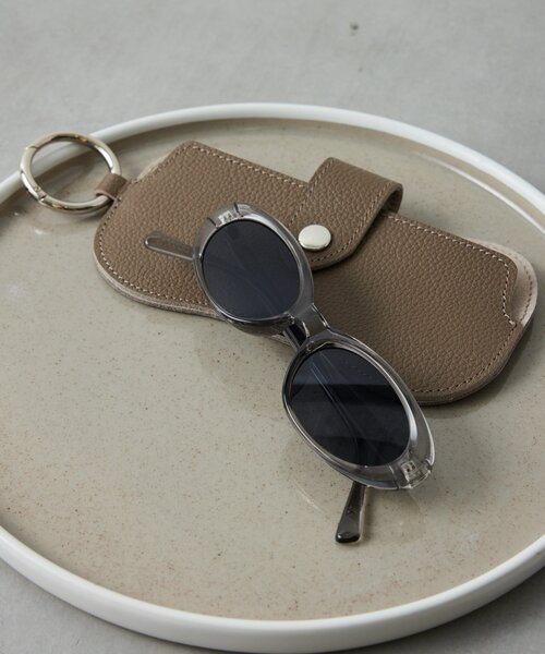 GALLARDAGALANTE(ガリャルダガランテ)の「オーバルフレームアイウェア(その他小物・レディース・グレー/ブラウン・FREE)」の3枚目の写真