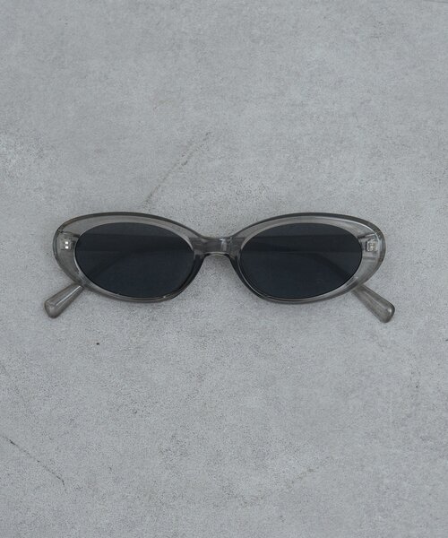 GALLARDAGALANTE(ガリャルダガランテ)の「オーバルフレームアイウェア(その他小物・レディース・グレー/ブラウン・FREE)」の4枚目の写真