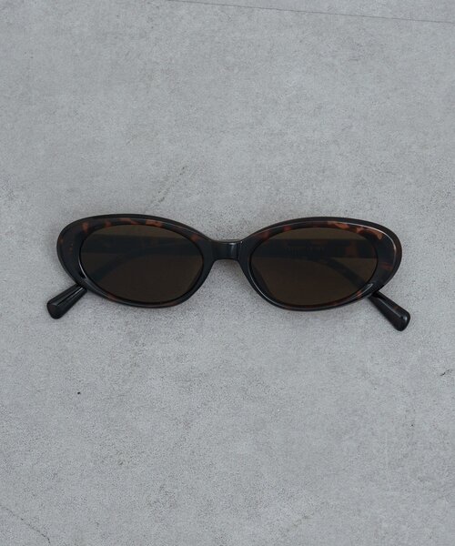 GALLARDAGALANTE(ガリャルダガランテ)の「オーバルフレームアイウェア(その他小物・レディース・グレー/ブラウン・FREE)」の9枚目の写真