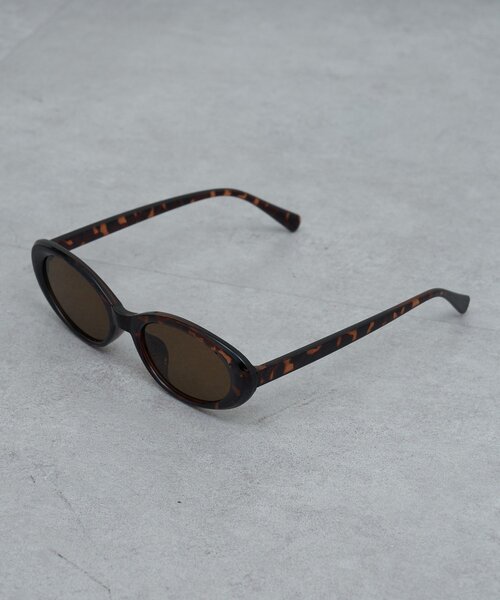 GALLARDAGALANTE(ガリャルダガランテ)の「オーバルフレームアイウェア(その他小物・レディース・グレー/ブラウン・FREE)」の10枚目の写真