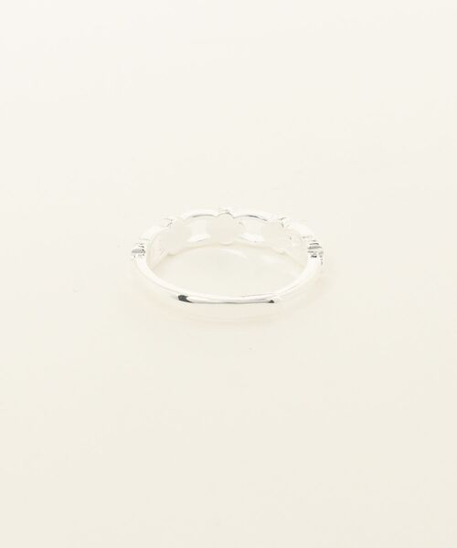 almo(アルモ)の「シルバーデザインリング/レディース/両耳用(T3)(リング・レディース・シルバー・FREE)」の5枚目の写真