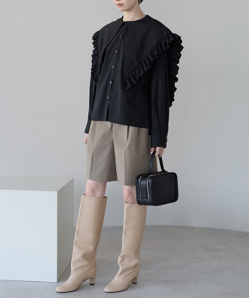 2way ビッグフリルカラーブラウス（シャツ/ブラウス）｜r.（アール