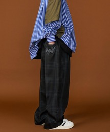 SeeSew（シーソー）の「【UNISEX】CHECK WIDE SLACKS/チェックワイドスラックス（スラックス）」