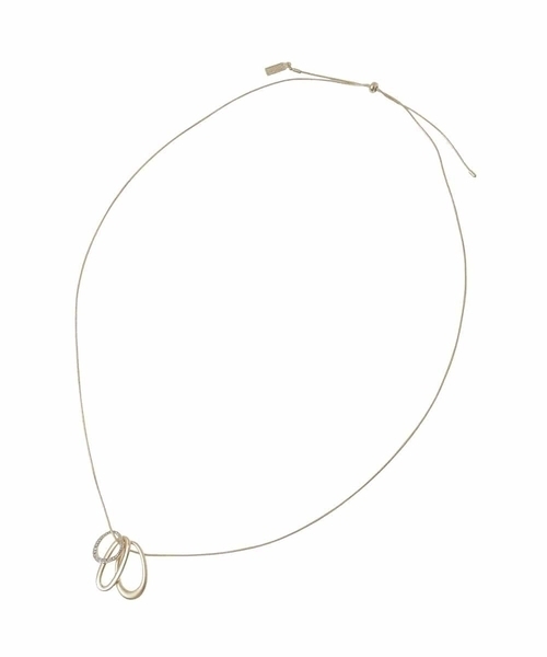 MK MICHEL KLEIN(エムケーミッシェルクラン)の「リングモチーフロングネックレス(ネックレス・レディース・ゴールド/シルバー・38)」の3枚目の写真