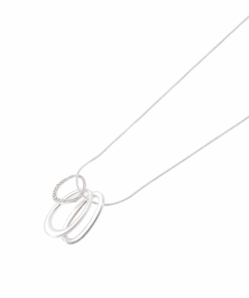 MK MICHEL KLEIN(エムケーミッシェルクラン)の「リングモチーフロングネックレス(ネックレス・レディース・ゴールド/シルバー・38)」の5枚目の写真