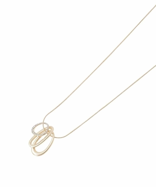 MK MICHEL KLEIN(エムケーミッシェルクラン)の「リングモチーフロングネックレス(ネックレス・レディース・ゴールド/シルバー・38)」の9枚目の写真