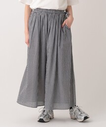 Afternoon Tea（アフタヌーンティー）の「インド綿チェックスカーチョ（スカート）」