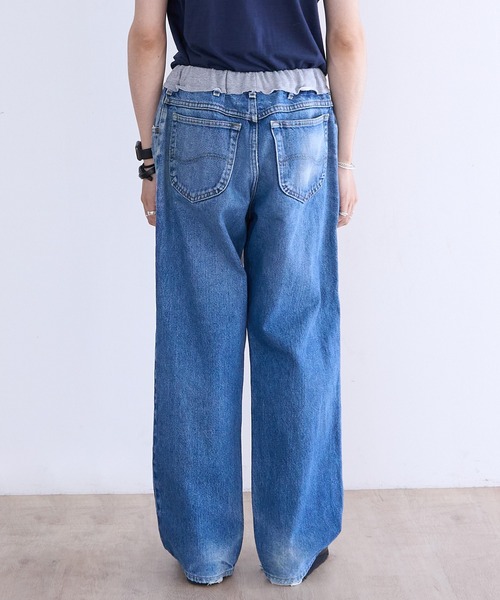 DISCOVERED(ディスカバード)の「DISCOVERED "newsed" Sweat x Denim Pants(デニムパンツ・メンズ・その他1・FREE)」の5枚目の写真