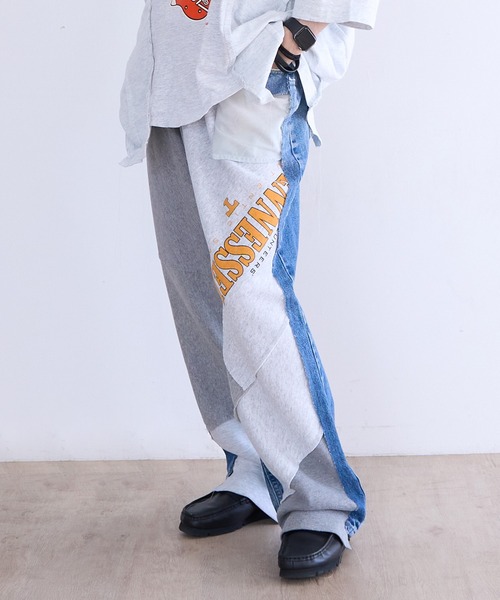 DISCOVERED(ディスカバード)の「DISCOVERED "newsed" Sweat x Denim Pants(デニムパンツ・メンズ・その他1・FREE)」の7枚目の写真