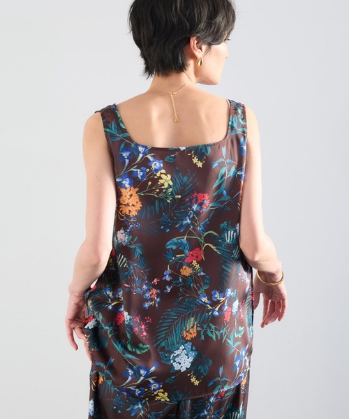 BARNYARDSTORM（バンヤードストーム）の「BARNYARDSTORM / フラワープリントタンク / ハンドウォッシャブル＜セットアップ対応＞（タンクトップ・レディース・ブラウン/ホワイト・FREE）」の10枚目の写真