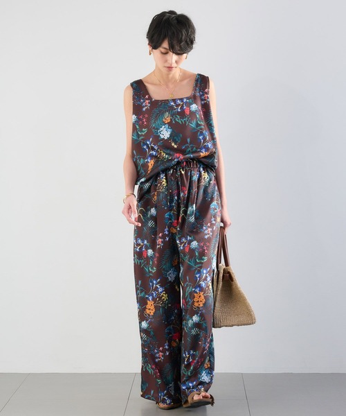 BARNYARDSTORM（バンヤードストーム）の「BARNYARDSTORM / フラワープリントタンク / ハンドウォッシャブル＜セットアップ対応＞（タンクトップ・レディース・ブラウン/ホワイト・FREE）」の11枚目の写真