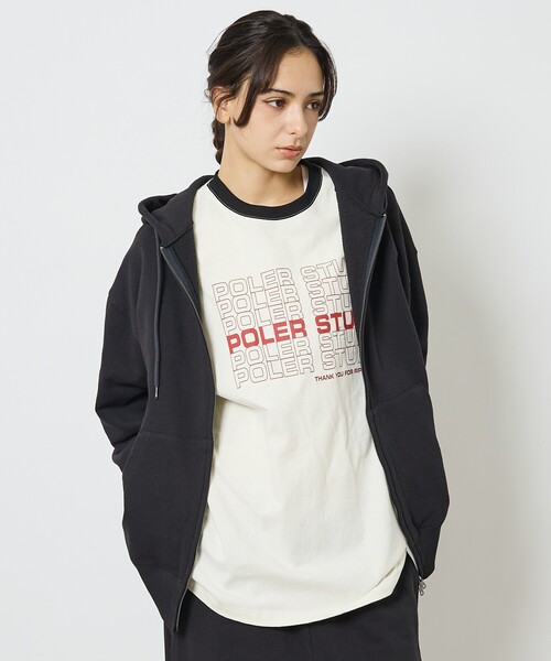 DISCUS（ディスカス）の「【DISCUS ATHLETIC / ディスカス】Full Zip PK / 裏毛フルZIPパーカー（PK）（パーカー・メンズ・ホワイト系その他/グレー/ブラック・L/M）」の2枚目の写真