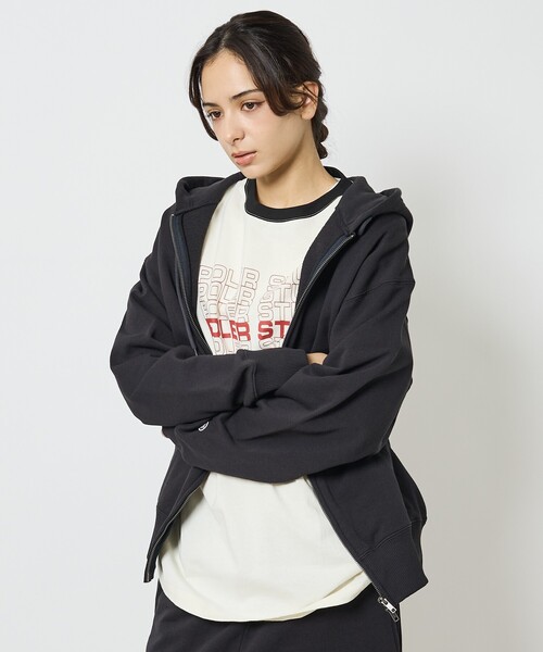 DISCUS（ディスカス）の「【DISCUS ATHLETIC / ディスカス】Full Zip PK / 裏毛フルZIPパーカー（PK）（パーカー・メンズ・ホワイト系その他/グレー/ブラック・L/M）」の6枚目の写真