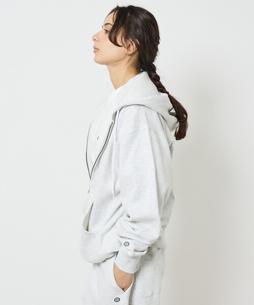 DISCUS（ディスカス）の「【DISCUS ATHLETIC / ディスカス】Full Zip PK / 裏毛フルZIPパーカー（PK）（パーカー・メンズ・ホワイト系その他/グレー/ブラック・L/M）」の9枚目の写真