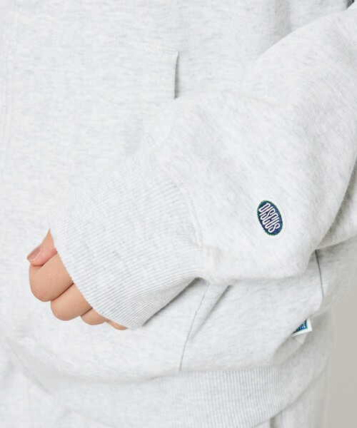 DISCUS（ディスカス）の「【DISCUS ATHLETIC / ディスカス】Full Zip PK / 裏毛フルZIPパーカー（PK）（パーカー・メンズ・ホワイト系その他/グレー/ブラック・L/M）」の13枚目の写真