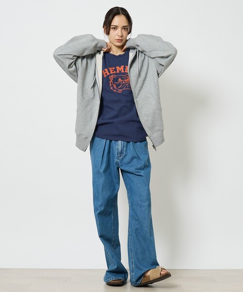 DISCUS（ディスカス）の「【DISCUS ATHLETIC / ディスカス】Full Zip PK / 裏毛フルZIPパーカー（PK）（パーカー・メンズ・ホワイト系その他/グレー/ブラック・L/M）」の18枚目の写真