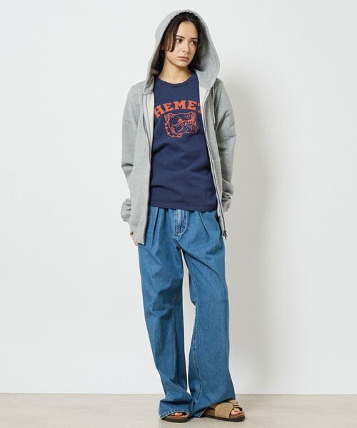 DISCUS（ディスカス）の「【DISCUS ATHLETIC / ディスカス】Full Zip PK / 裏毛フルZIPパーカー（PK）（パーカー・メンズ・ホワイト系その他/グレー/ブラック・L/M）」の19枚目の写真