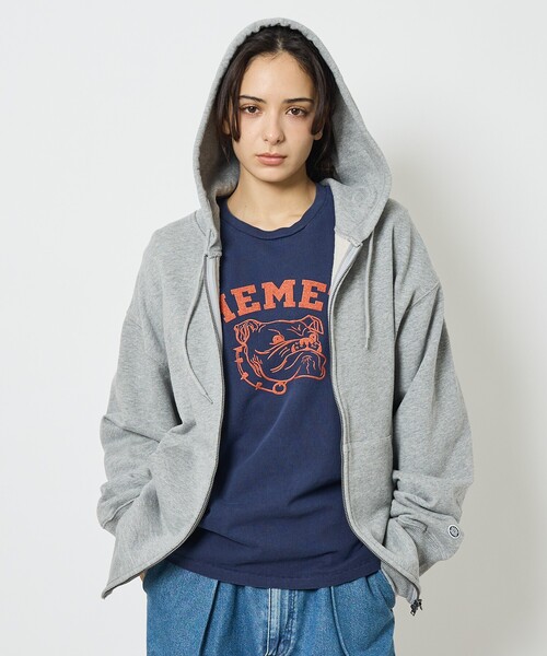 DISCUS（ディスカス）の「【DISCUS ATHLETIC / ディスカス】Full Zip PK / 裏毛フルZIPパーカー（PK）（パーカー・メンズ・ホワイト系その他/グレー/ブラック・L/M）」の20枚目の写真