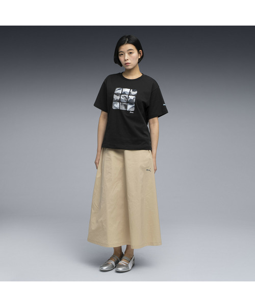 PUMA（プーマ）の「PUMA プーマ ウィメンズ ESS エレベーテッド ウーブン スカート WOVEN SKIRT（スカート・レディース・ブラック/ブラウン・SMALL/X-LARGE/LARGE/MEDIUM）」の8枚目の写真