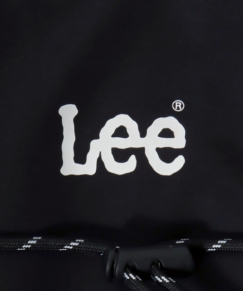 Lee(リー)の「Lee(リー)ワンポイントロゴ ドローコードデザイン ナップサック/ハンドル付き 2WAY(バックパック/リュック・レディース・ブラック/グレー/ベージュ・FREE)」の10枚目の写真
