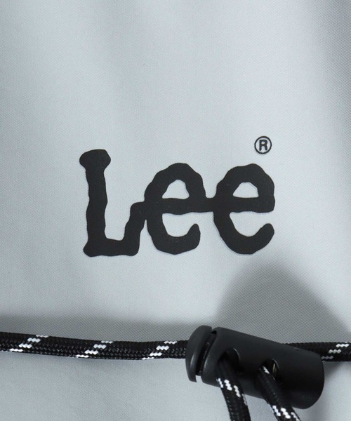 Lee(リー)の「Lee(リー)ワンポイントロゴ ドローコードデザイン ナップサック/ハンドル付き 2WAY(バックパック/リュック・レディース・ブラック/グレー/ベージュ・FREE)」の11枚目の写真