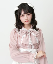 夢展望（ユメテンボウ）の「ハートレースフリルたっぷりブラウス（シャツ/ブラウス）」