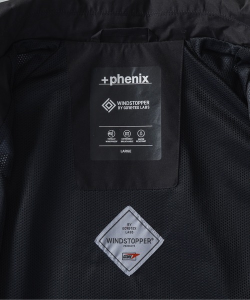+phenix（プラスフェニックス）の「+phenix(プラスフェニックス) BLOUSON JACKET ブルゾン ジャケット / GORE-TEX WINDSTOPPER（ブルゾン・メンズ・ブラック/ネイビー・L/XL/M）」の21枚目の写真