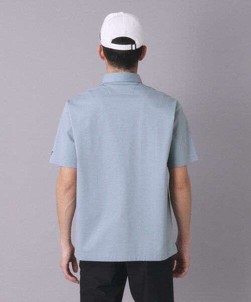 adabat(アダバット)の「【ADABAT NAVY】接触冷感/抗菌防臭/UVカット クールデオドラントジャージ 半袖ポロシャツ(ポロシャツ・メンズ・ライトブルー/ブラック/ピンク系/ホワイト・46/52/50/48)」の21枚目の写真