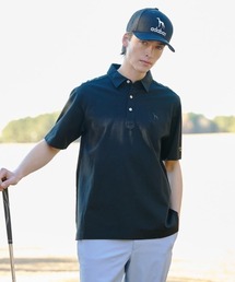 adabat（アダバット）の「【ADABAT NAVY】接触冷感 抗菌防臭 UVカット クールデオドラントジャージ 半袖ポロシャツ（ポロシャツ）」