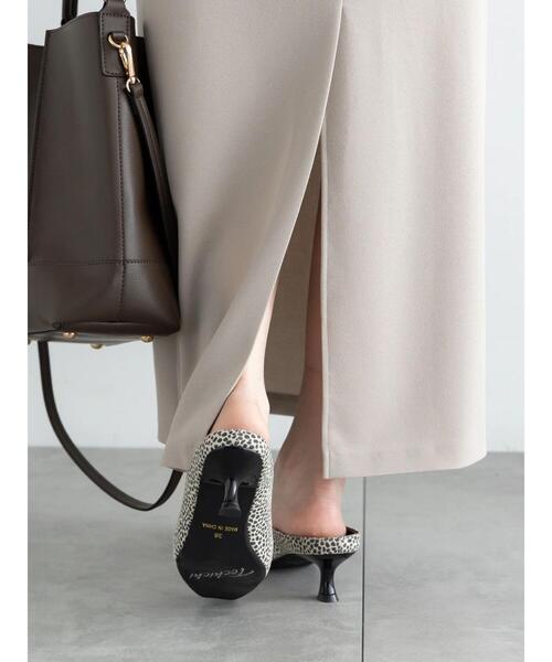 Te chichi(テチチ)の「ドレープ I ラインワンピース【AOYAMA FASHION ASSOCIATION × Té chichi】(ワンピース・レディース・グレー/ブラック・F)」の18枚目の写真