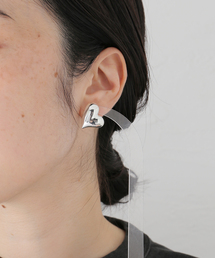 journal standard L'essage | 【JENNY BIRD/ジェニーバード】 ART HEART BUTTON EARRING：ピアス（両耳）(ピアス（両耳用）)