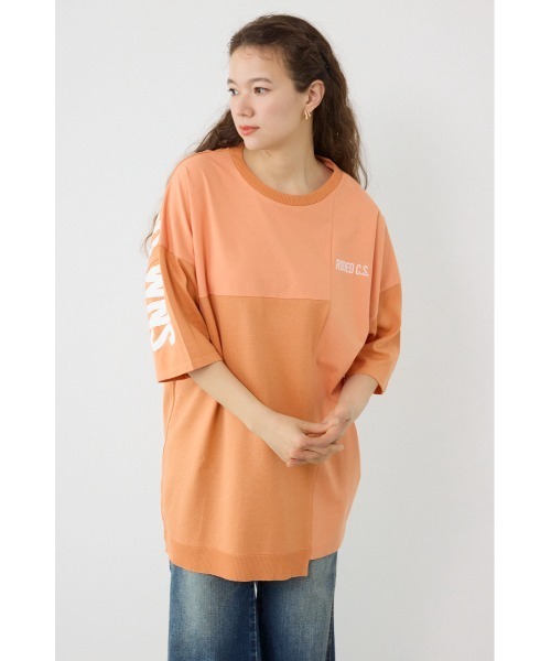 RODEO CROWNS WIDE BOWL（ロデオクラウンズワイドボウル）の「ランダムコンビニットワンピース（ワンピース・レディース・オレンジ系その他/オフホワイト/ライトピンク/ブラック・FREE）」の12枚目の写真