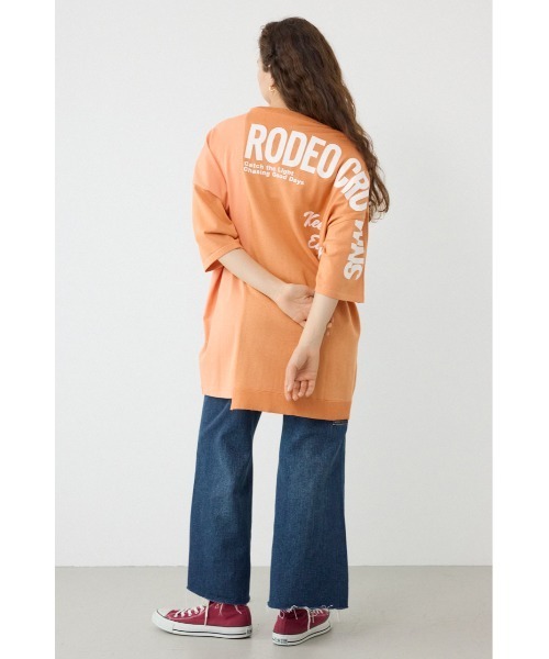 RODEO CROWNS WIDE BOWL（ロデオクラウンズワイドボウル）の「ランダムコンビニットワンピース（ワンピース・レディース・オレンジ系その他/オフホワイト/ライトピンク/ブラック・FREE）」の14枚目の写真