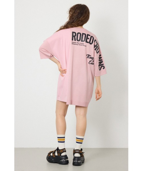 RODEO CROWNS WIDE BOWL（ロデオクラウンズワイドボウル）の「ランダムコンビニットワンピース（ワンピース・レディース・オレンジ系その他/オフホワイト/ライトピンク/ブラック・FREE）」の9枚目の写真
