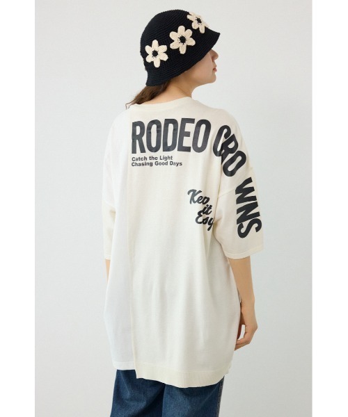 RODEO CROWNS WIDE BOWL（ロデオクラウンズワイドボウル）の「ランダムコンビニットワンピース（ワンピース・レディース・オレンジ系その他/オフホワイト/ライトピンク/ブラック・FREE）」の17枚目の写真