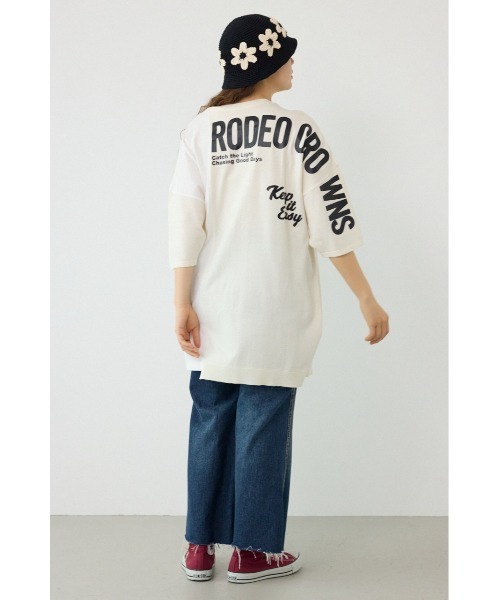 RODEO CROWNS WIDE BOWL（ロデオクラウンズワイドボウル）の「ランダムコンビニットワンピース（ワンピース・レディース・オレンジ系その他/オフホワイト/ライトピンク/ブラック・FREE）」の20枚目の写真