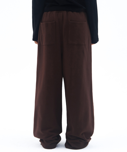 AMESWORLDWIDE(アメスワールドワイド)の「BASIC SMALL LOGO SWEAT PANTS BROWN(スウェットパンツ・レディース・その他・LARGE/MEDIUM/SMALL)」の3枚目の写真