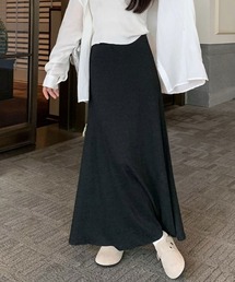 カットソーフレアロングスカート