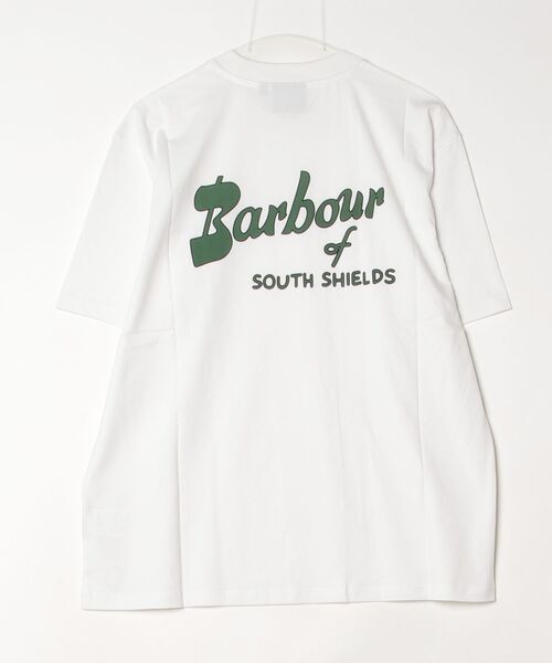 Barbour（バブアー）の「Crossby バックロゴ プリント Tシャツ（Tシャツ/カットソー・メンズ・オリーブ/ブラック/ネイビー/ホワイト・42/38/34/36/40）」の11枚目の写真
